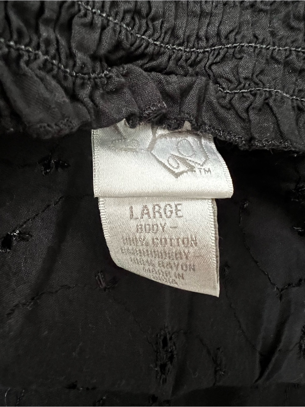 Fashion Bug Black Strapless Eyelet Summer Dress - Picture 3 of 5